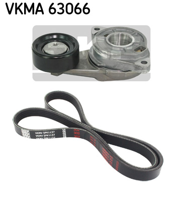 V-Ribbed Belt Set - VKMA 63066 SKF